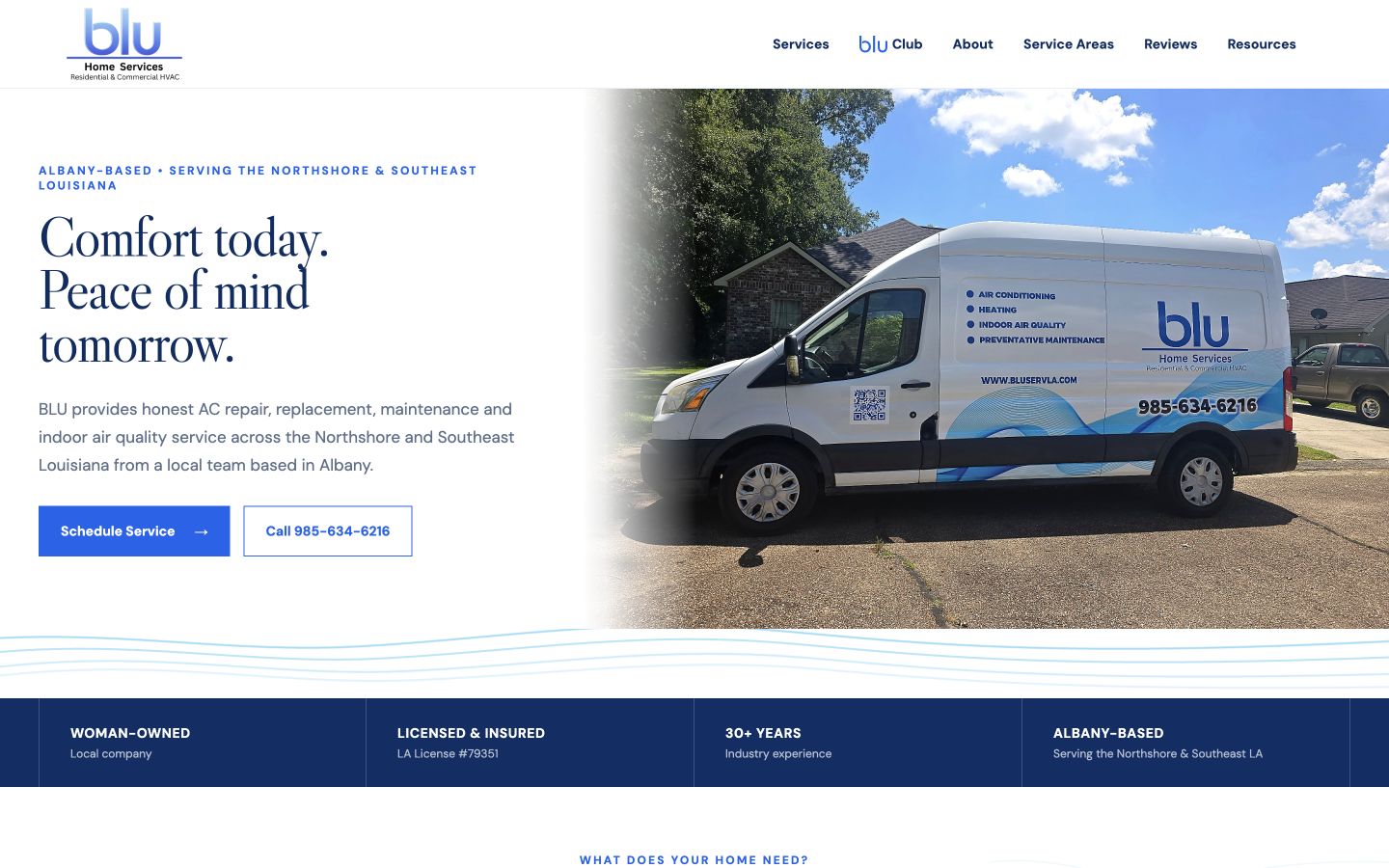 BLU Home Services project example